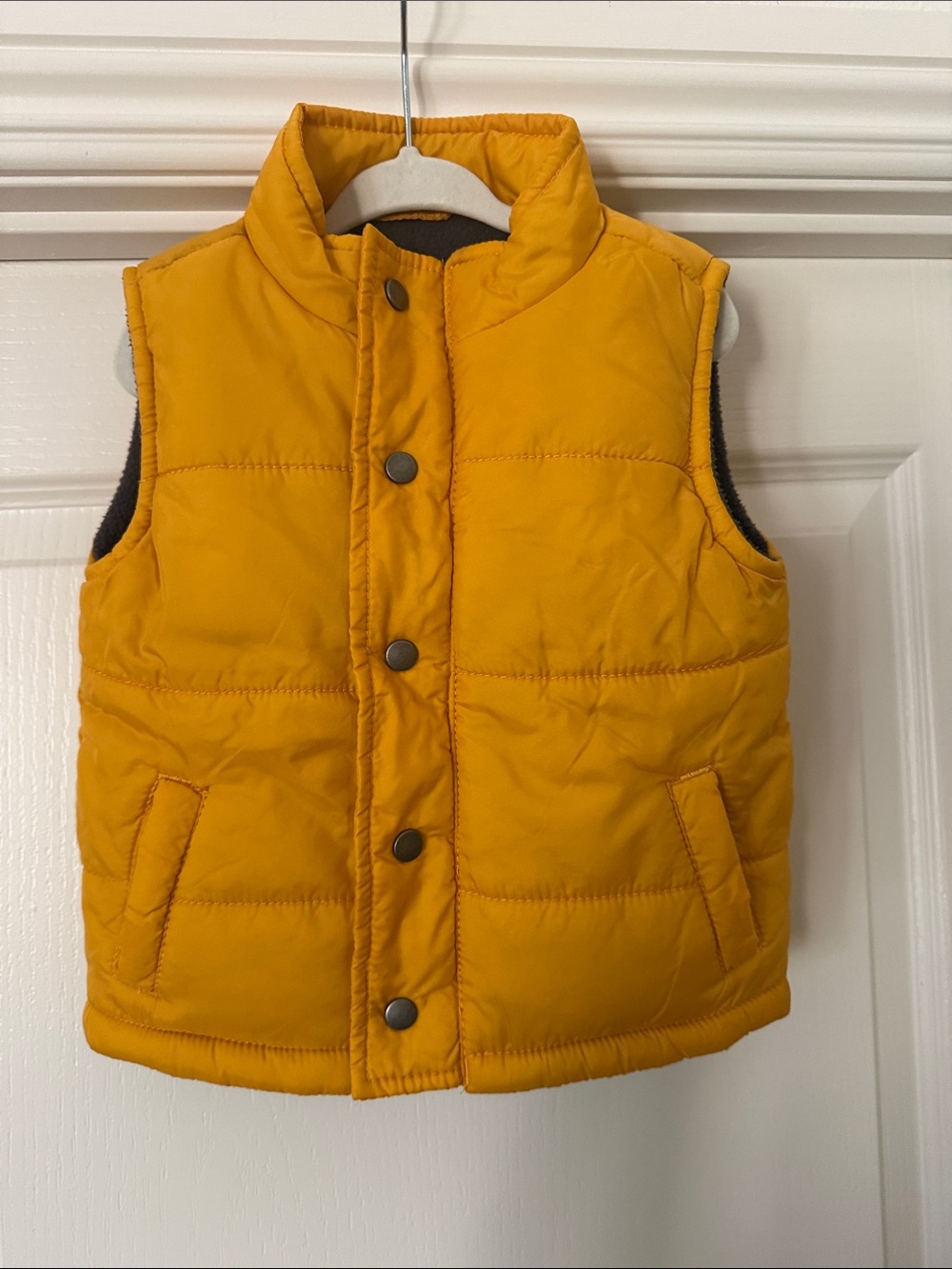 12-24 month Gymboree Mustard Yellow Quilted Puffer Vest
